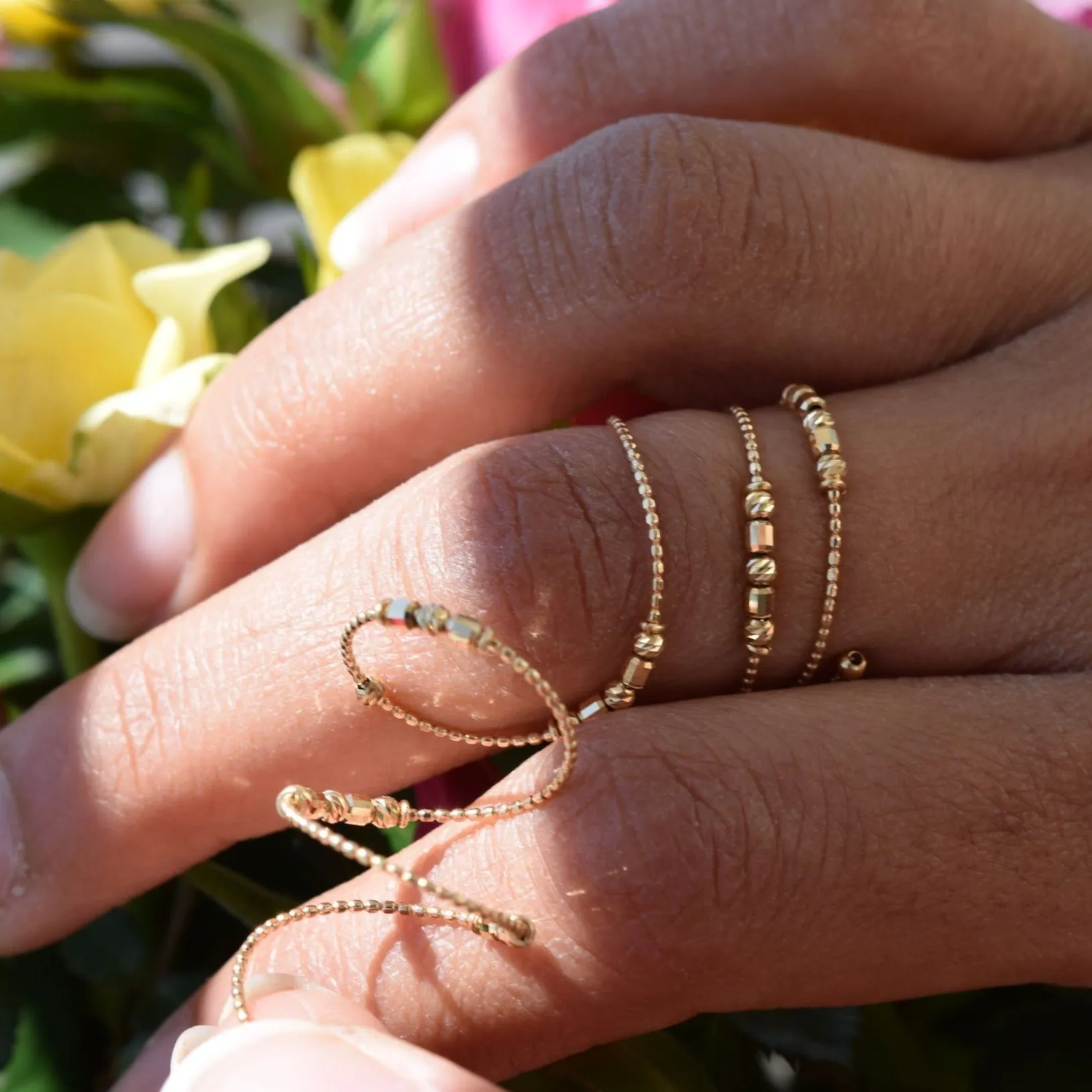 18K Gold Spiral Ring