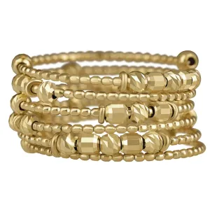 18K Gold Spiral Ring