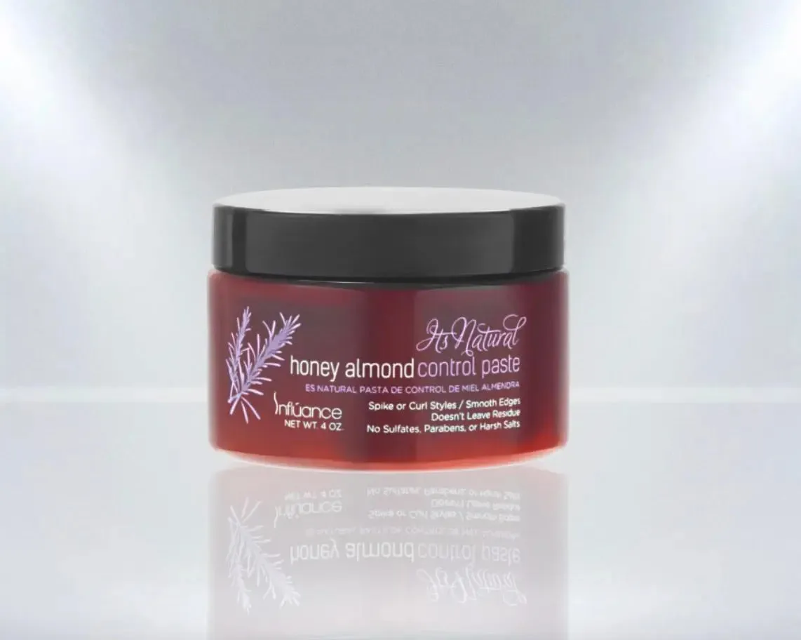 4oz Influance It's Natural Honey Almond Control Paste