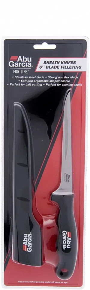 Abu Garcia Sheath Knife - 6 inch Filleting