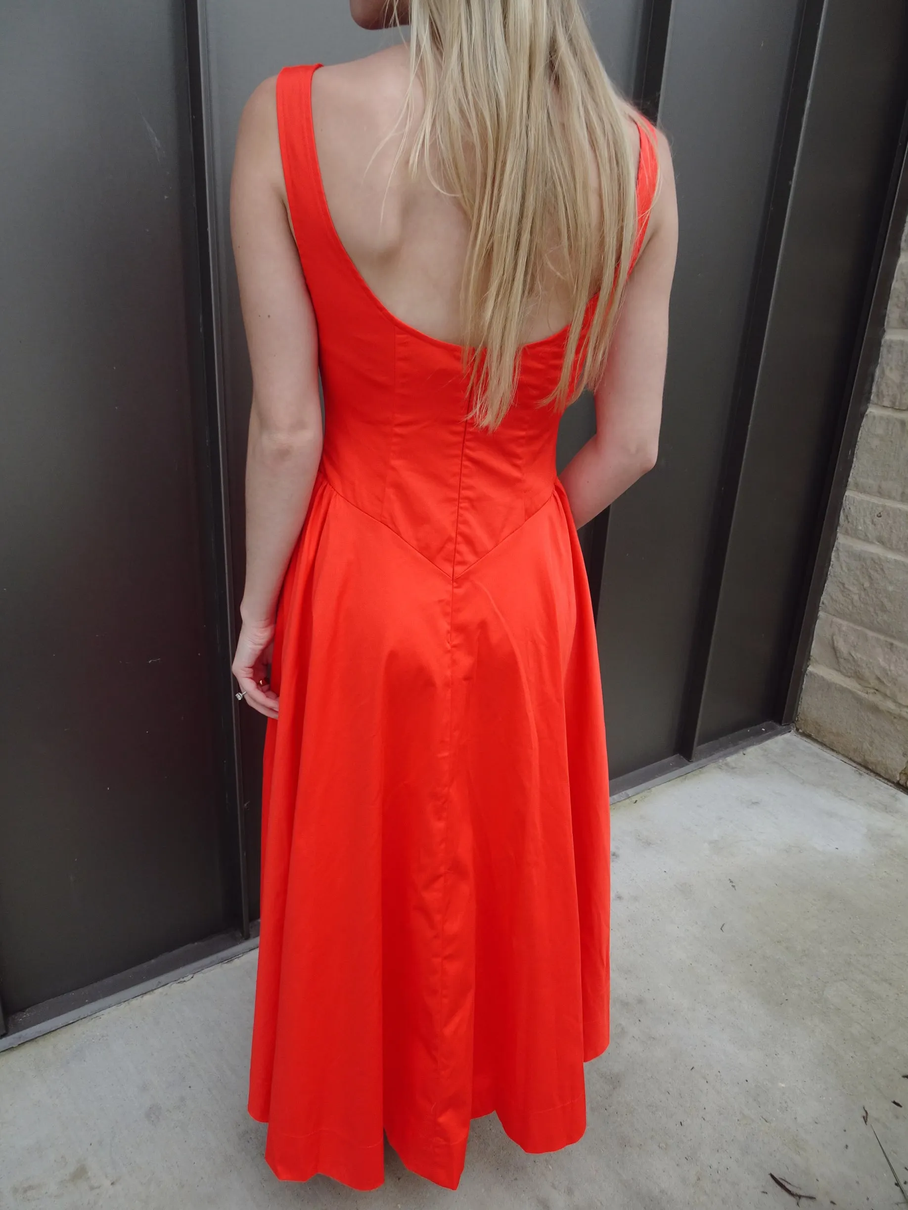 Annabel Red Maxi Dress
