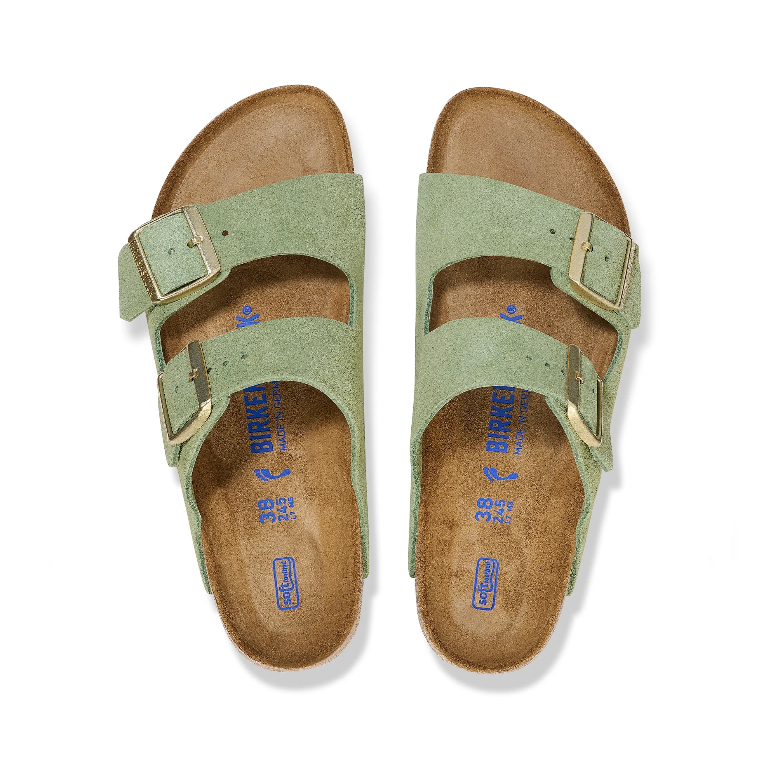 Arizona SFB Green Tea Suede Leather