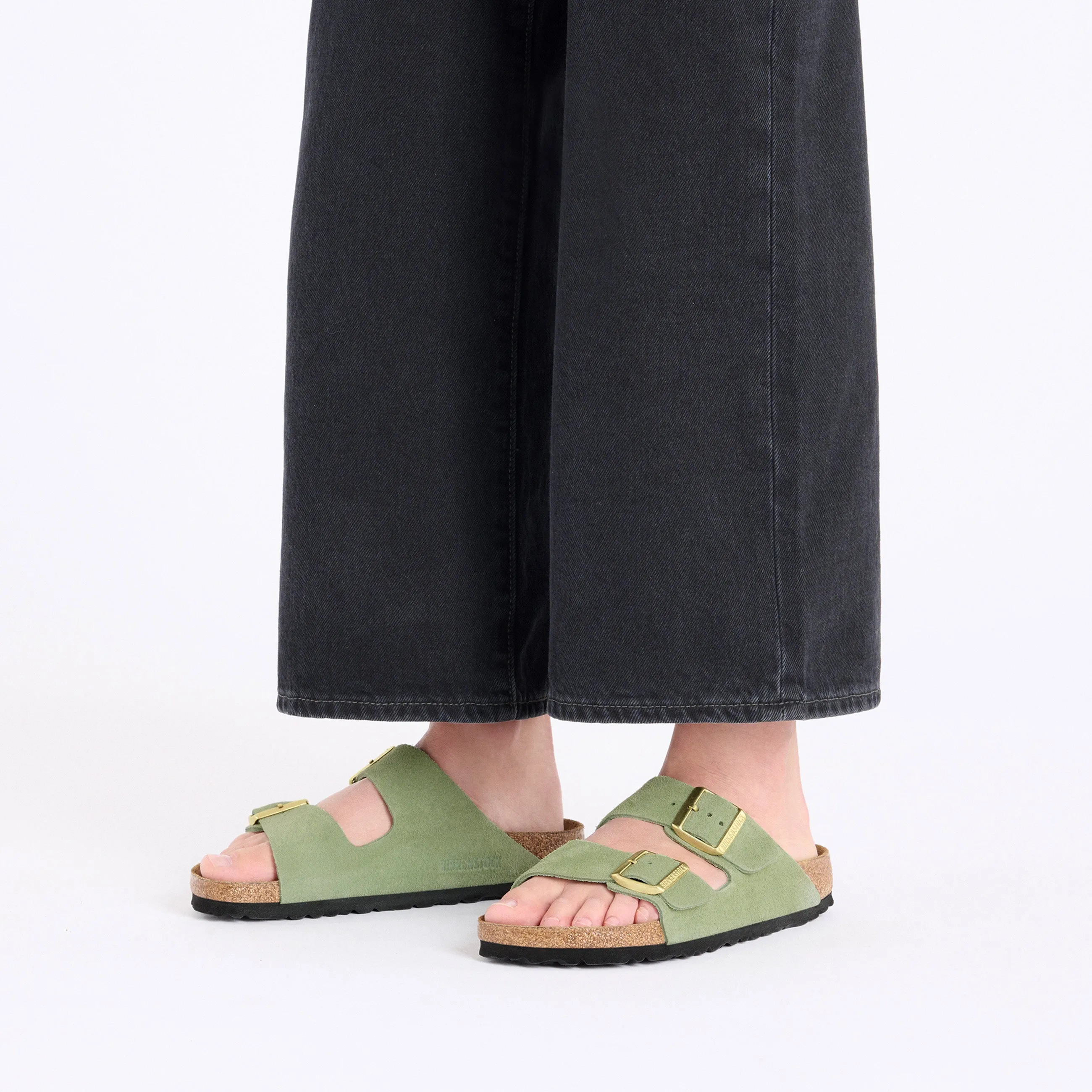Arizona SFB Green Tea Suede Leather