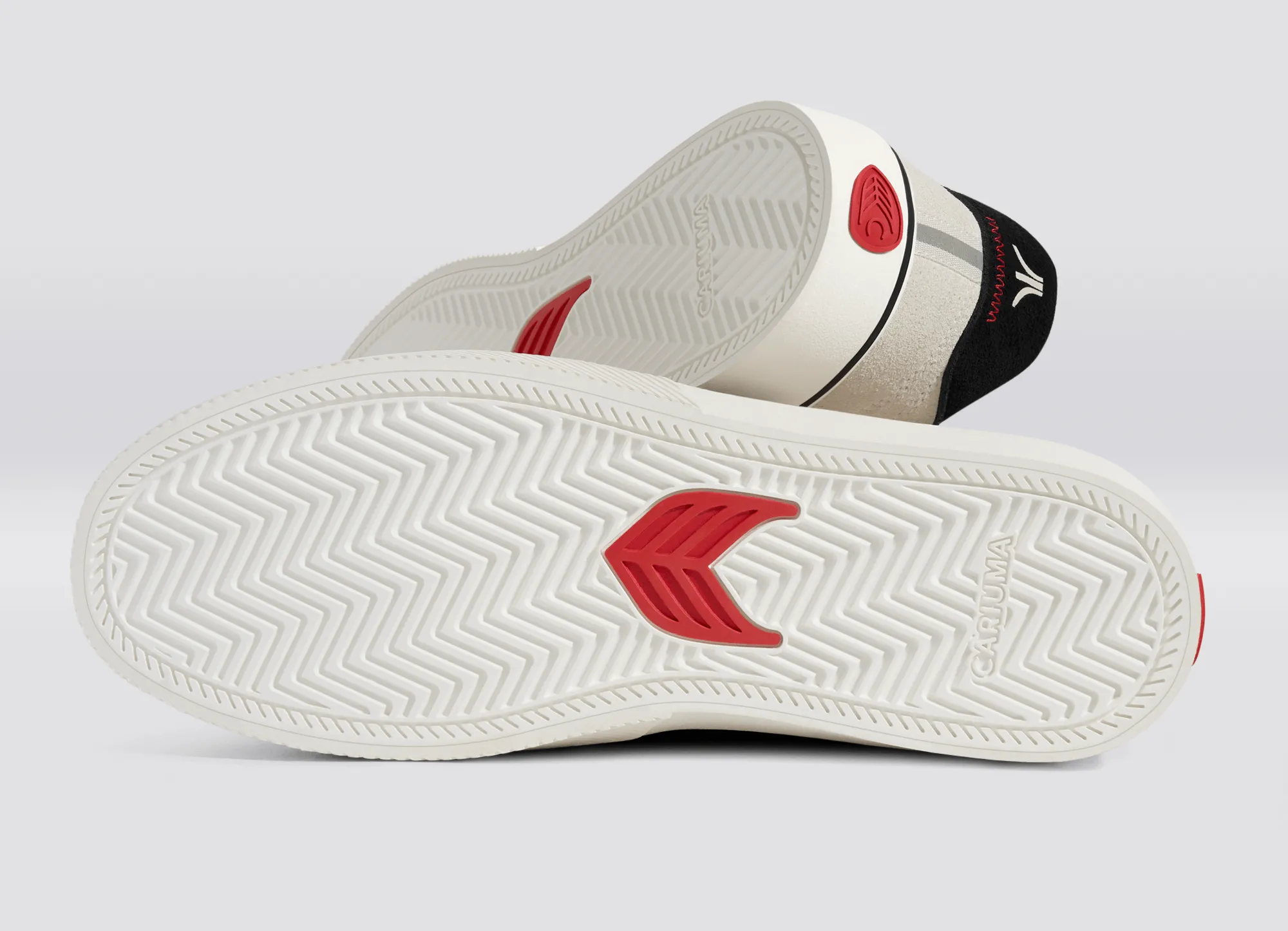 ATARI NAIOCA Smoke White Suede Black Logo Sneaker Women