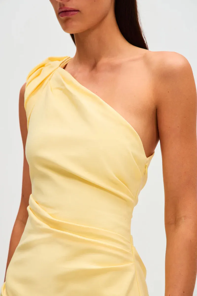 Aubree Midi Dress- Lemon