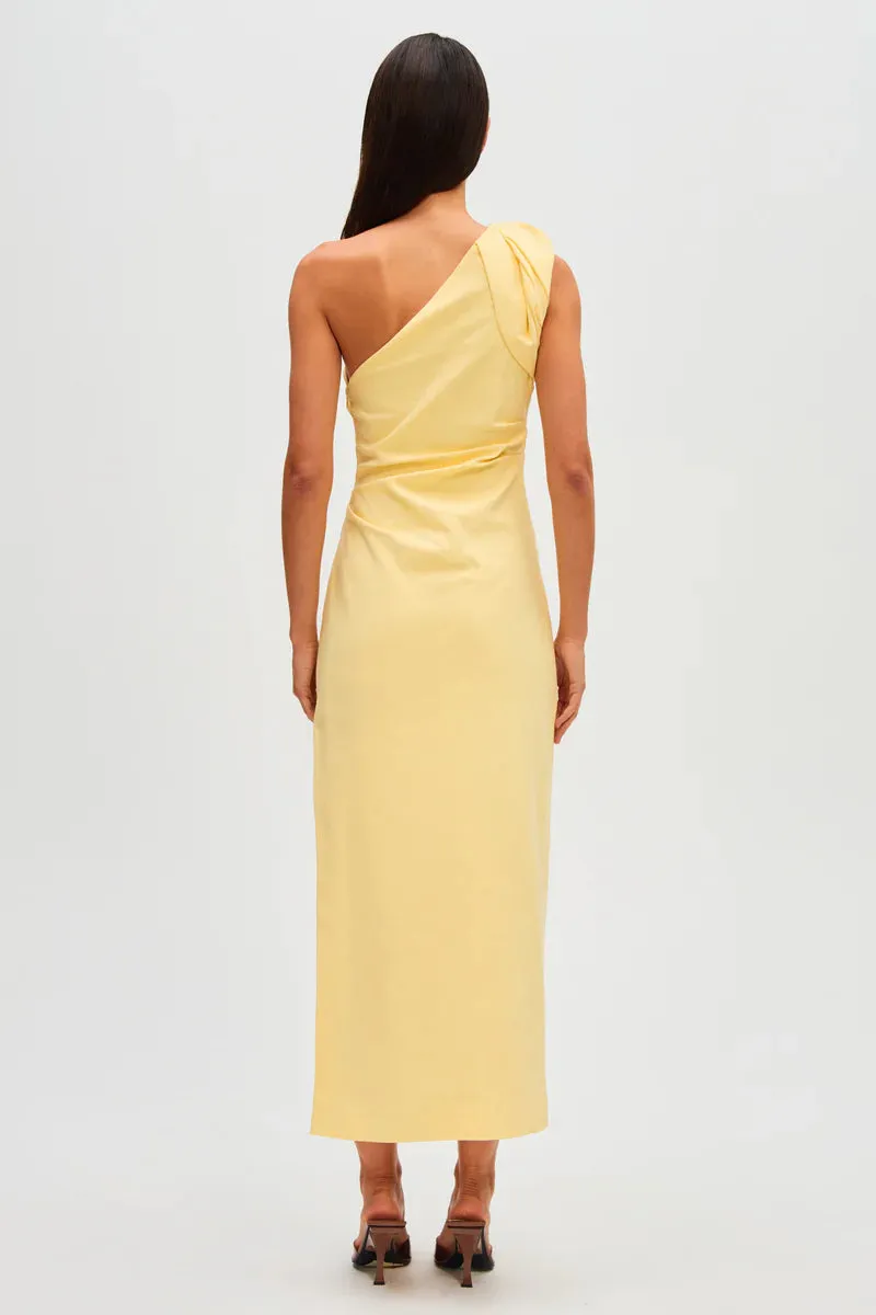 Aubree Midi Dress- Lemon