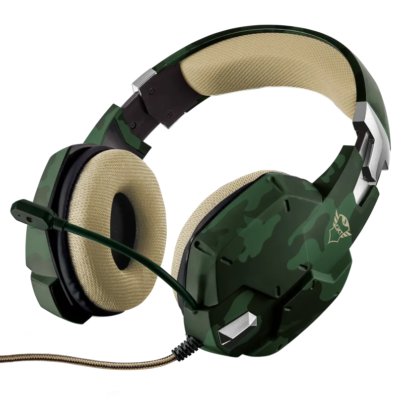 Audífonos Gamer Trust  Carus Jungle Cameo GXT322c (22865) Multiplataforma