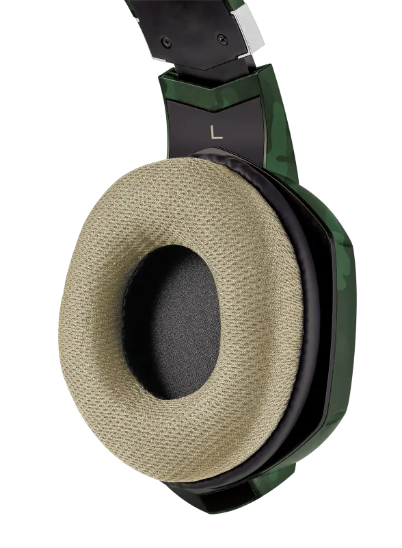 Audífonos Gamer Trust  Carus Jungle Cameo GXT322c (22865) Multiplataforma