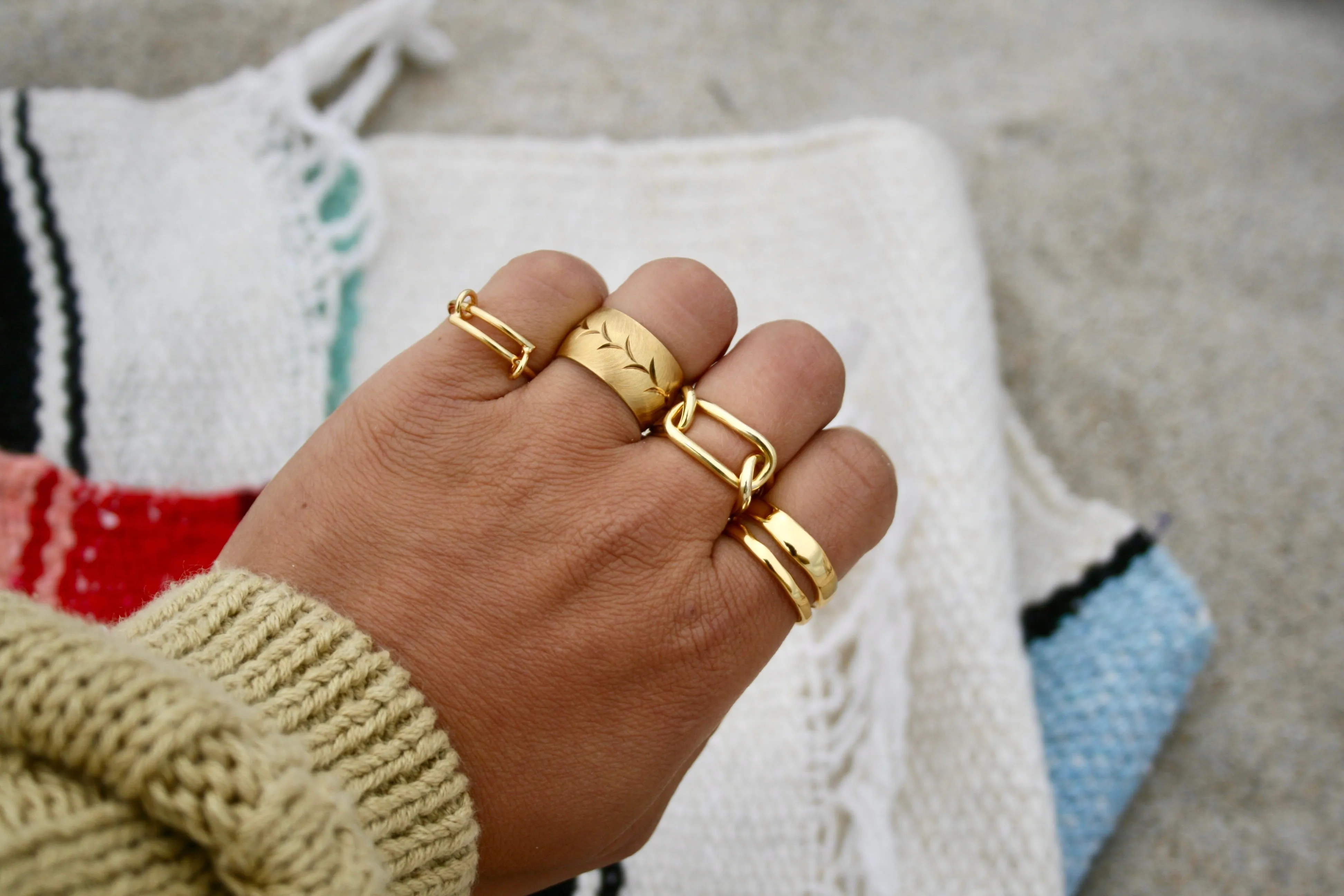 Auralie Link Ring