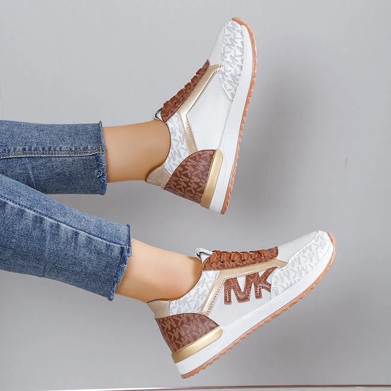 B&S | Cushioned & Flexible Suede Sneakers for Women – Stylish, Supportive Footwear for All-Day Comfort