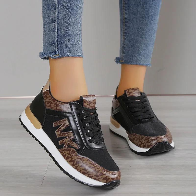 B&S | Cushioned & Flexible Suede Sneakers for Women – Stylish, Supportive Footwear for All-Day Comfort