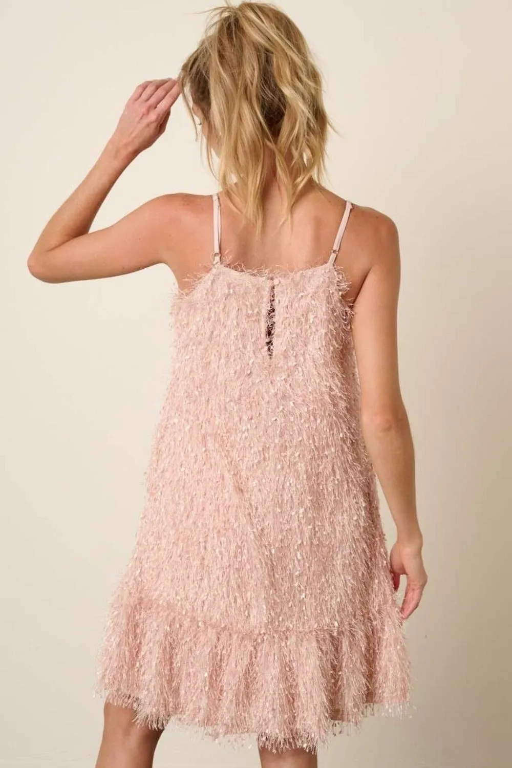 Birds of a Feather Dress in Blush
