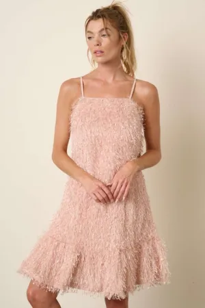 Birds of a Feather Dress in Blush