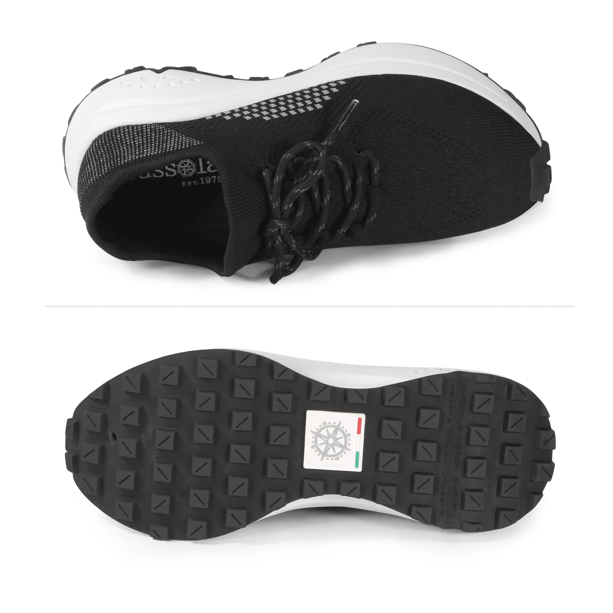 BMS Rolling Gait Sneakers (Nero/Steel)