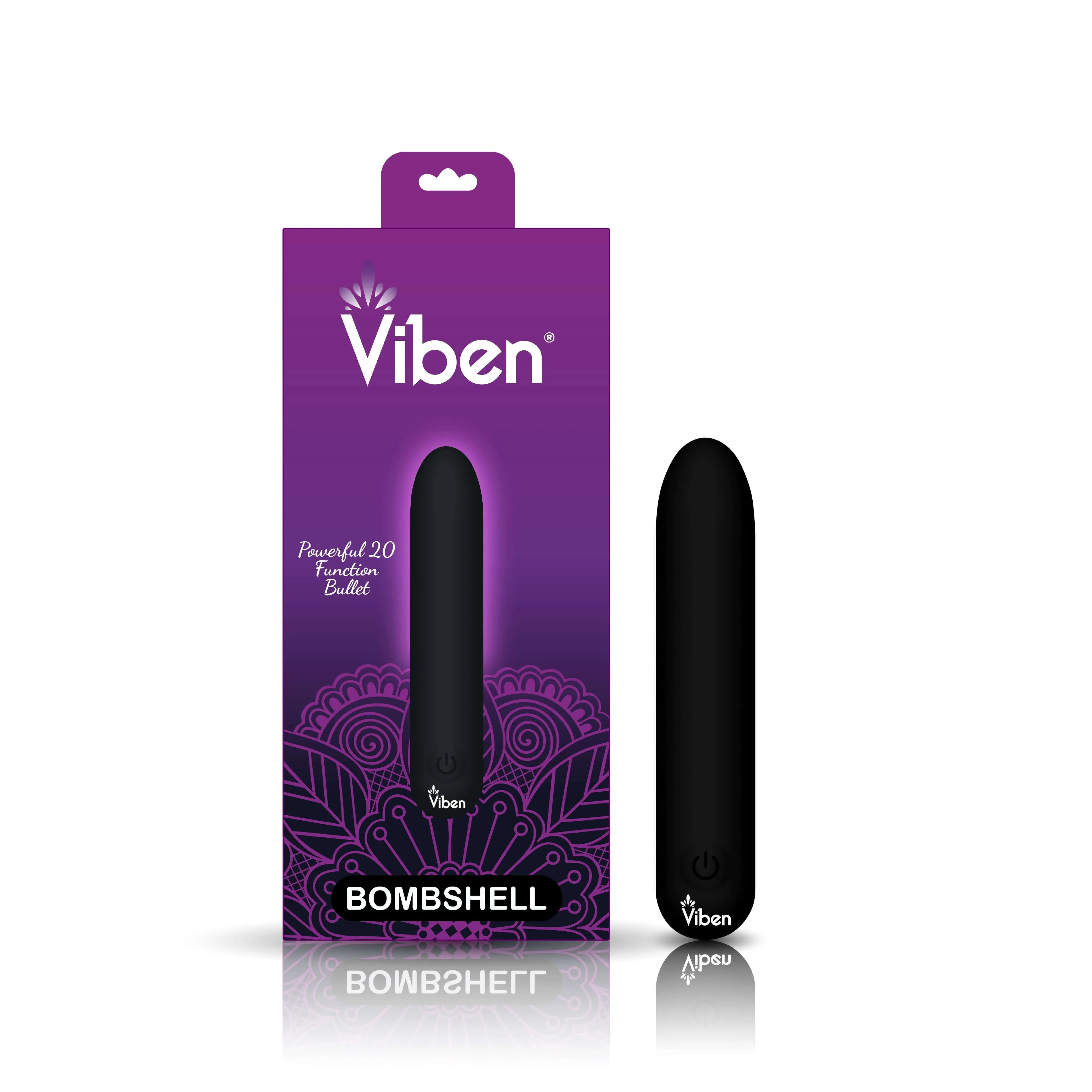 Bombshell Bullet Vibrator - Black - Mighty Bullet