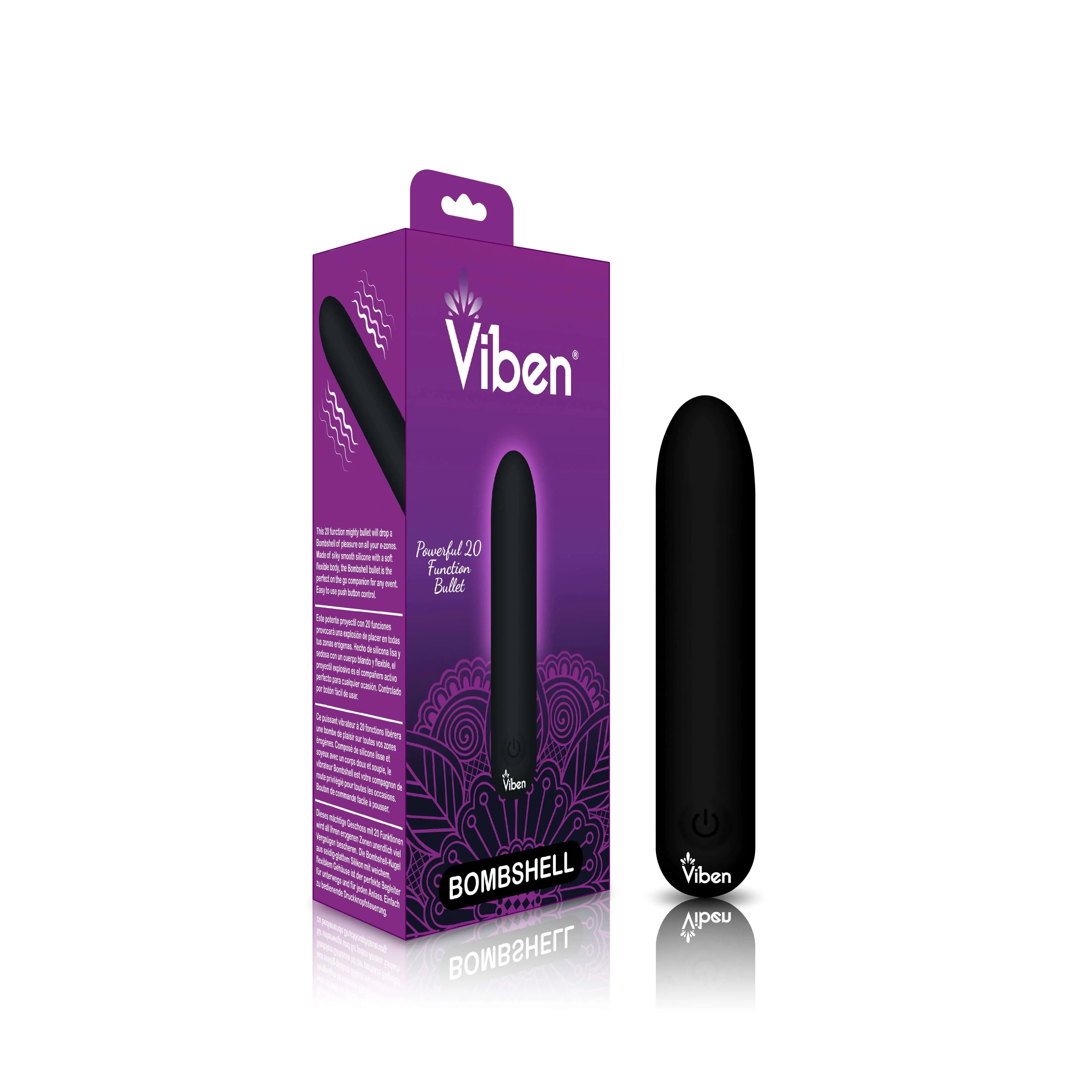 Bombshell Bullet Vibrator - Black - Mighty Bullet