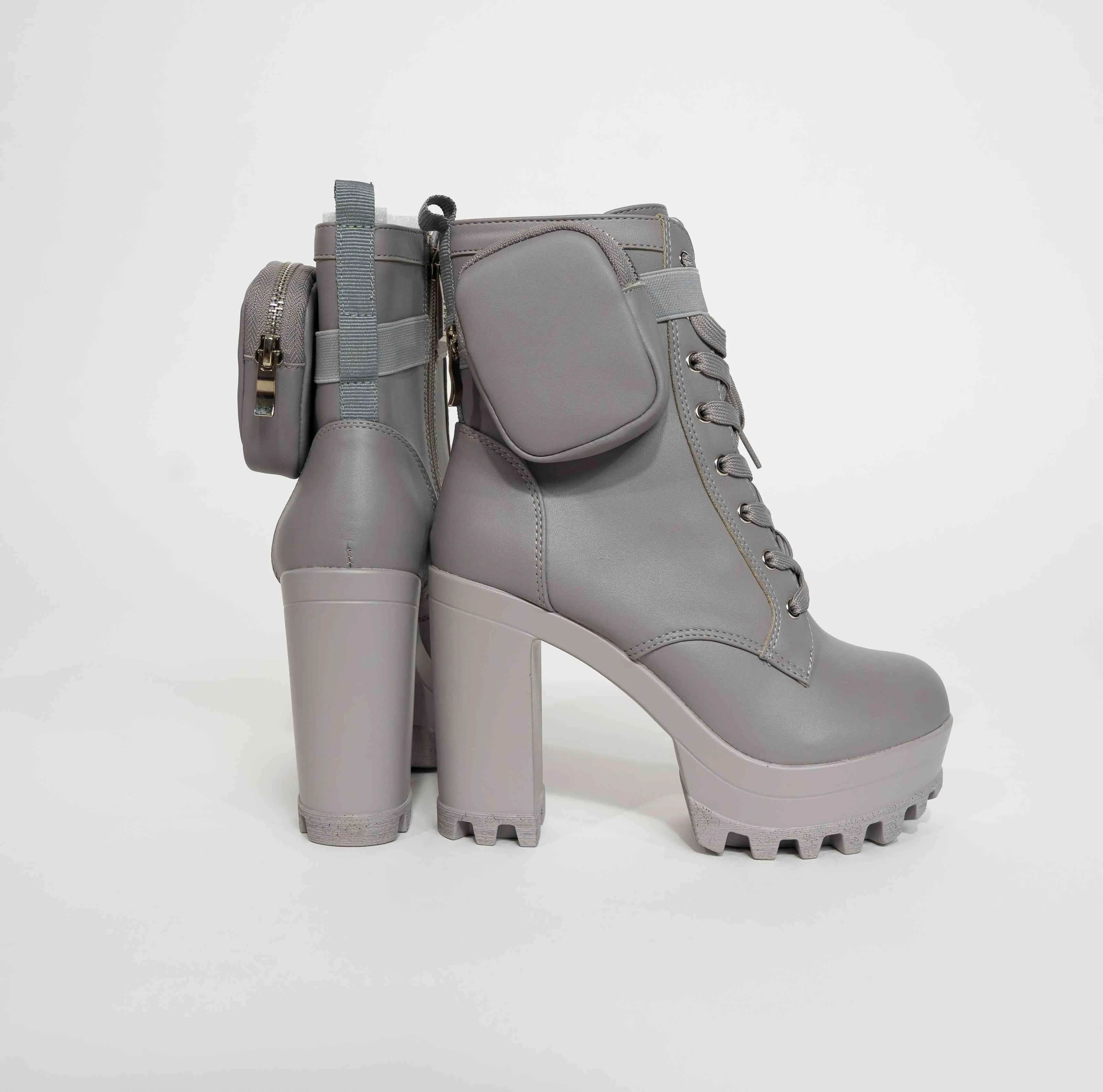 Cargo Leather Boots