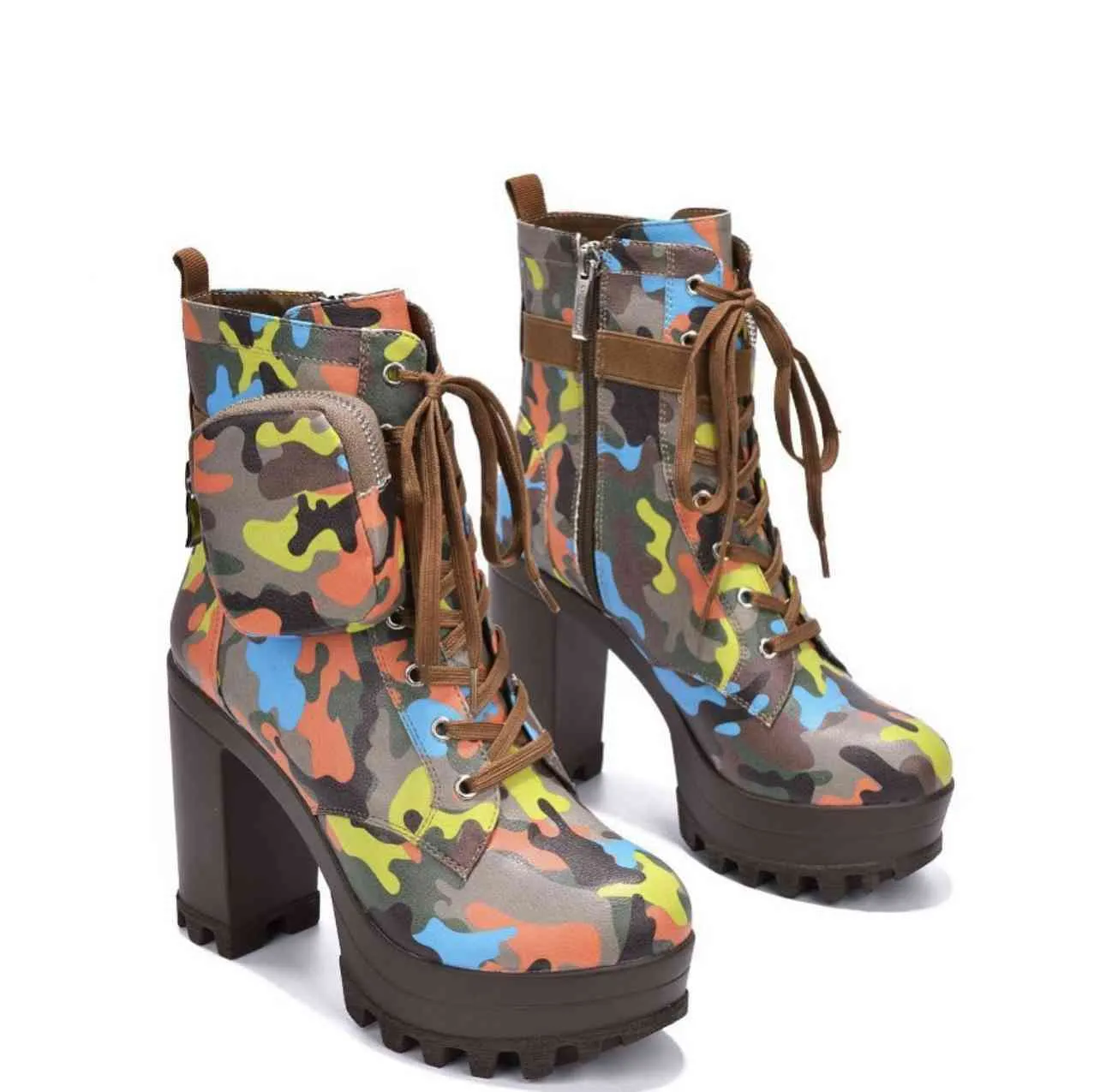 Cargo Leather Boots