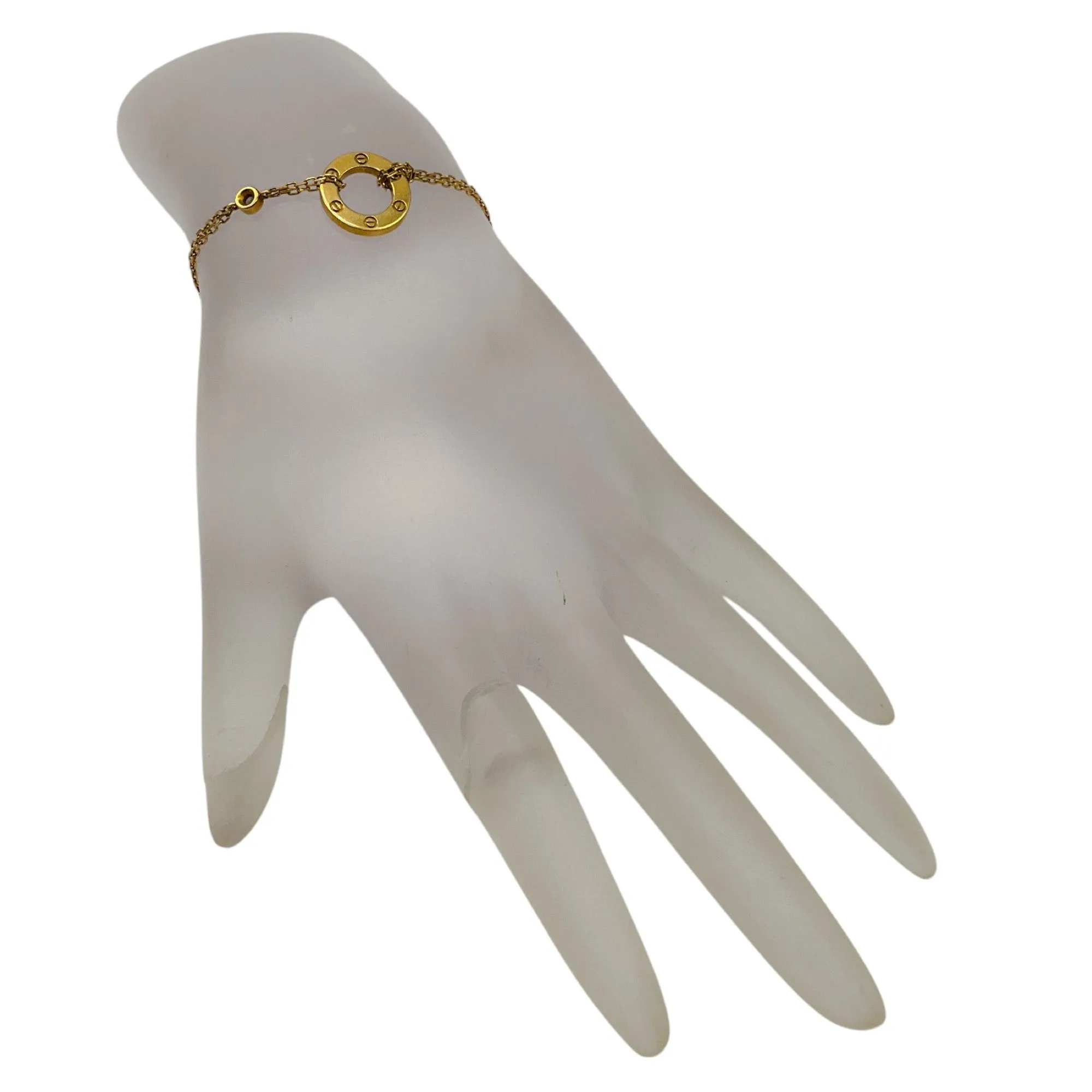 Cartier 18K Gold and Diamond Year 2013 Love Flexible Souple PM Bracelet