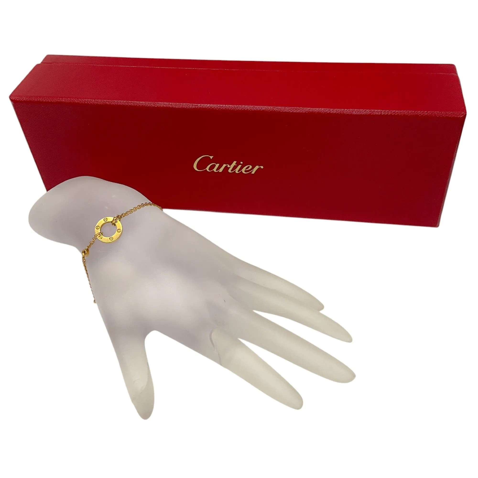 Cartier 18K Gold and Diamond Year 2013 Love Flexible Souple PM Bracelet