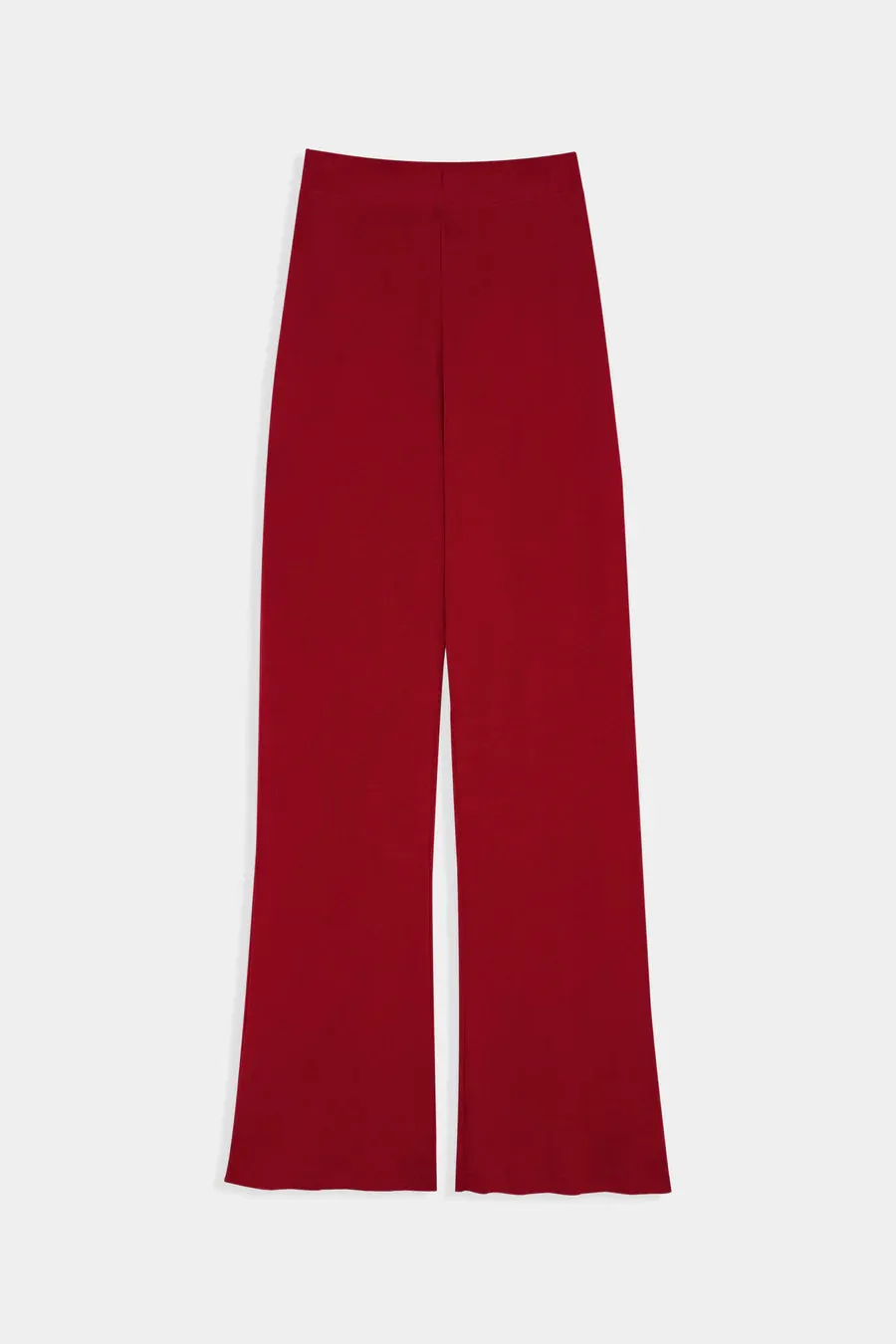 cherry pants in red