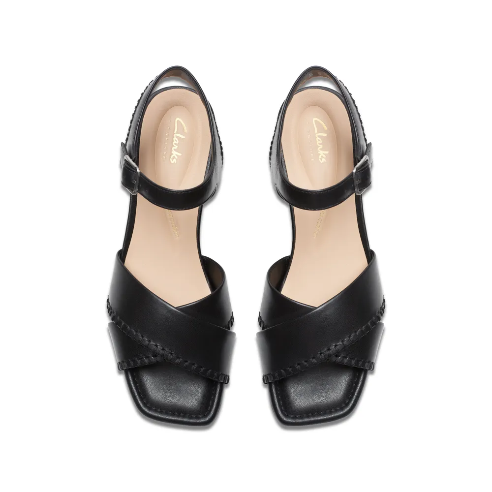 Clarks - Serina35 Cross - Black - Sandals