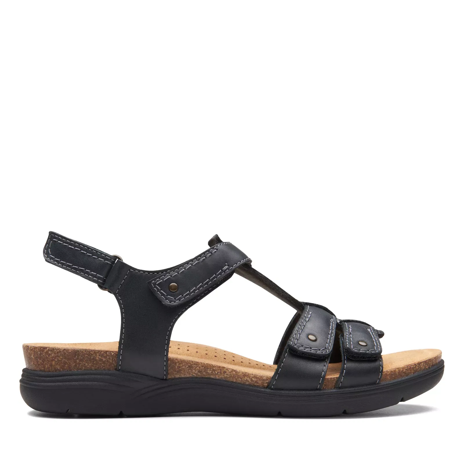 Clarks Women's April Cove Black Leather 26170510