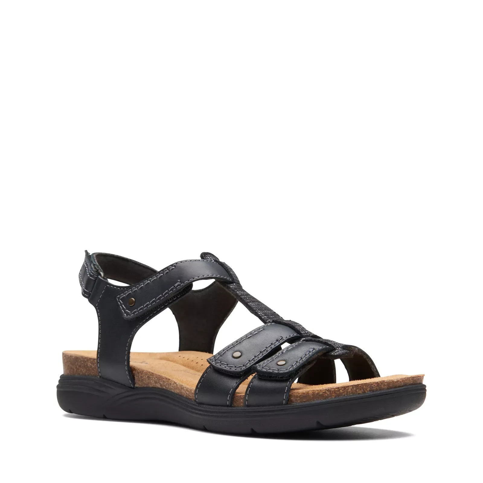 Clarks Women's April Cove Black Leather 26170510
