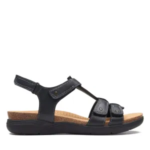 Clarks Women's April Cove Black Leather 26170510