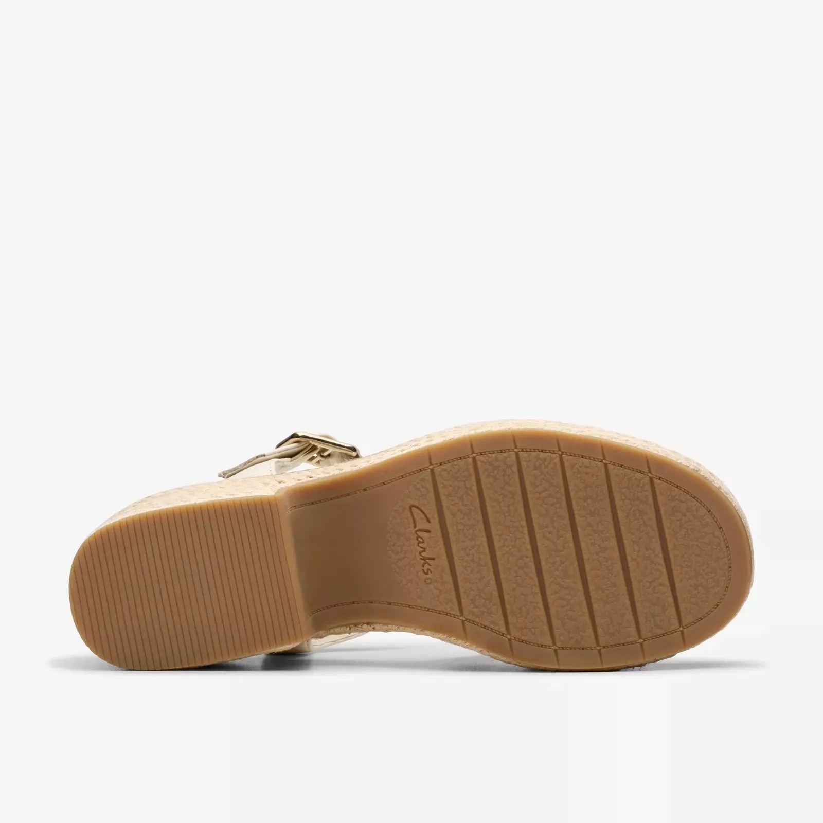 Clarks Women's Coledale Strap Cream Leather 26181249