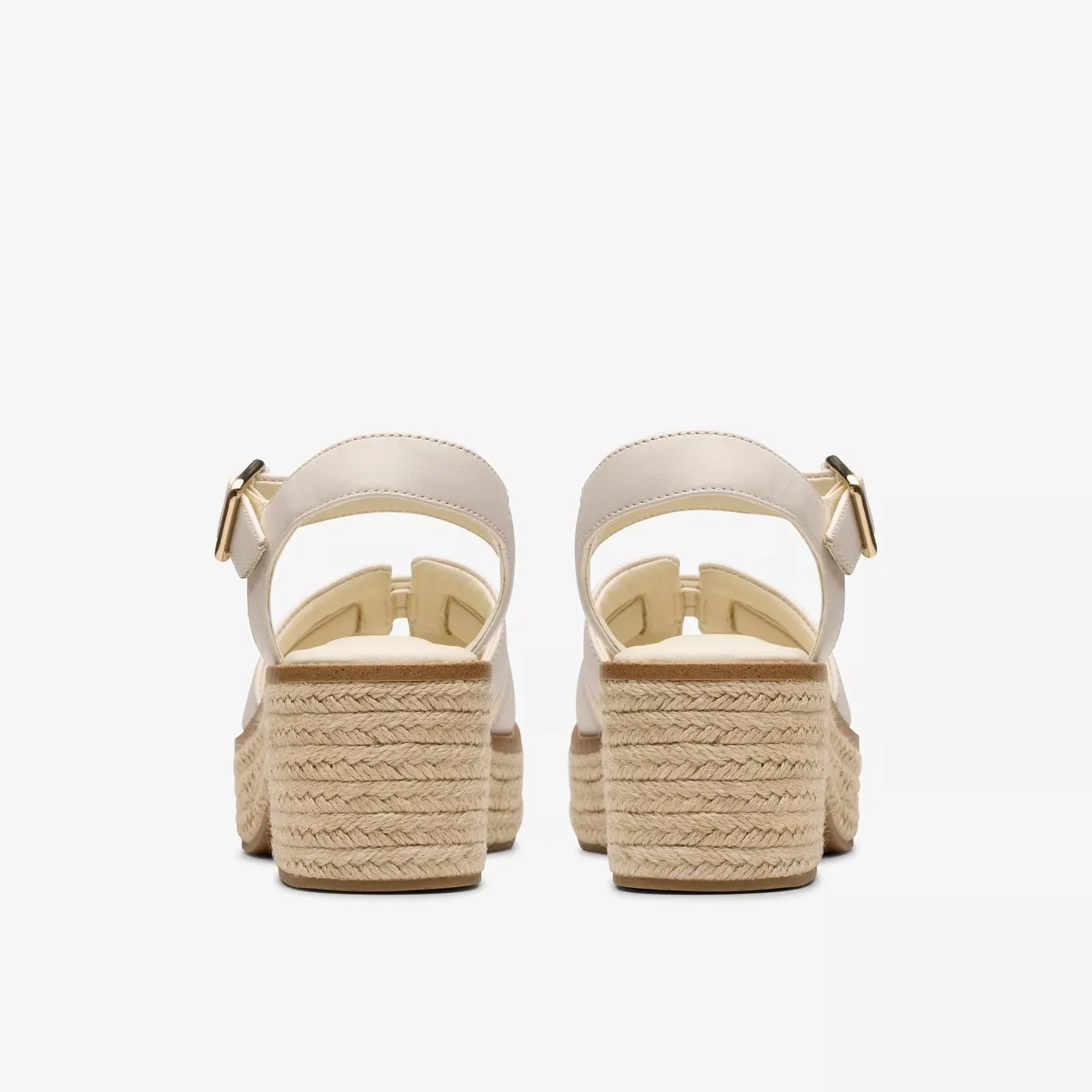 Clarks Women's Coledale Strap Cream Leather 26181249