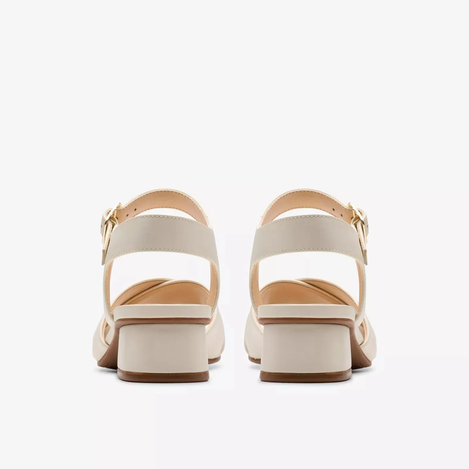 Clarks Women's Serina35 Cross Cream Leather 26181345