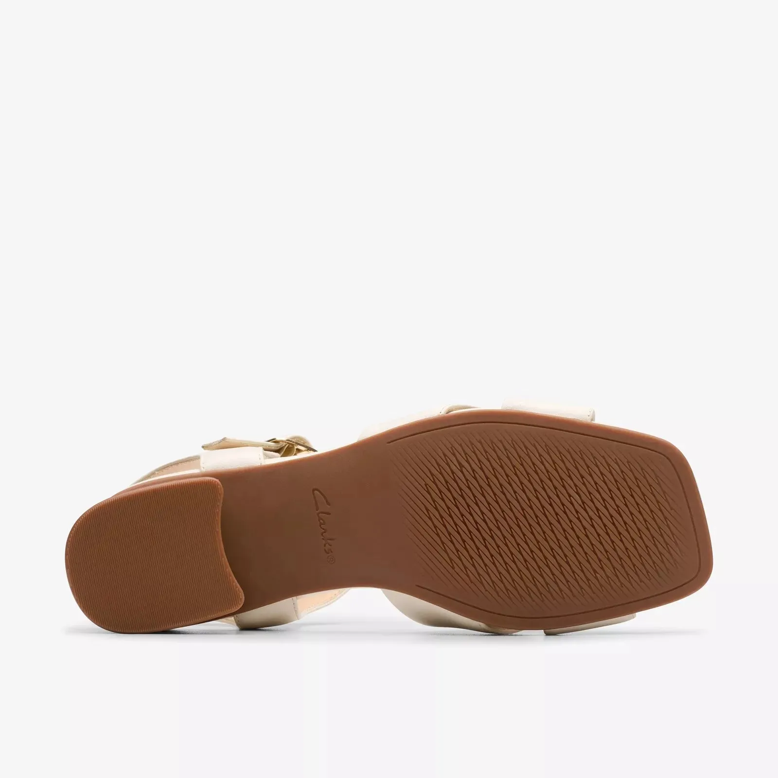 Clarks Women's Serina35 Cross Cream Leather 26181345