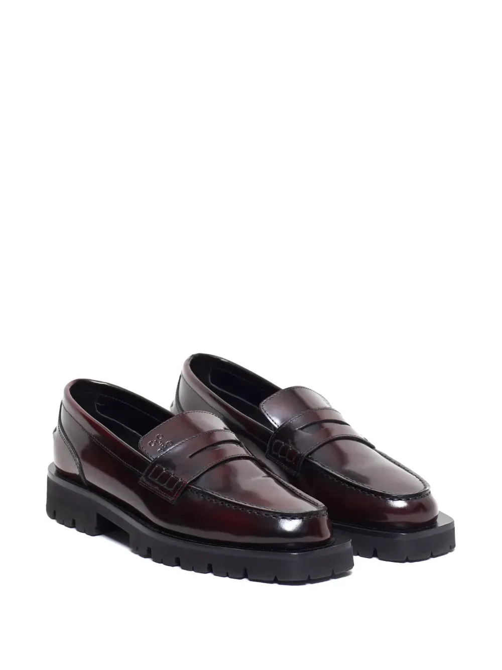 Closed leather loafers
