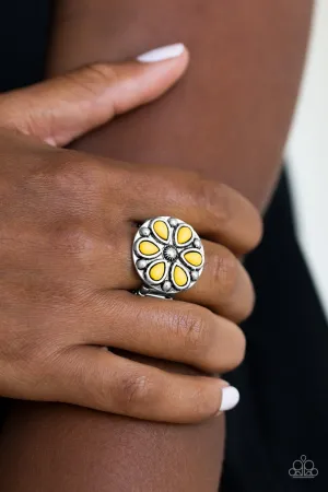 Color Me Calla Lily - Yellow Ring - Paparazzi Accessories