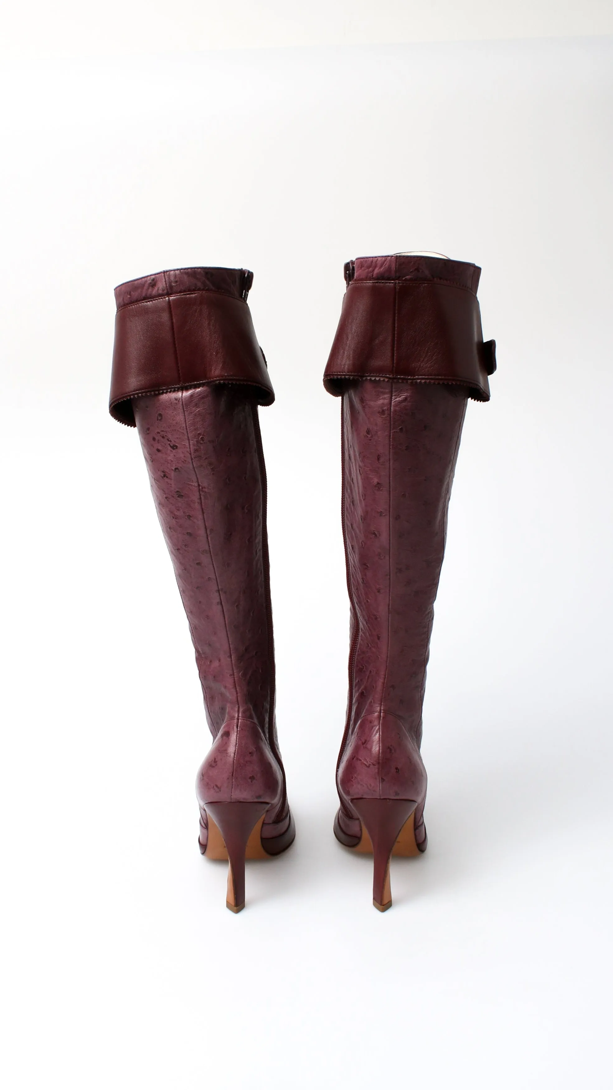 Dior Ostrich CD Logo Boots