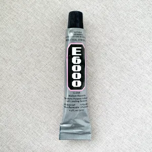 E6000 Glue - 9mL - Craft Glue - Flexible Glue - Glass Bottle Top Glue - Clear
