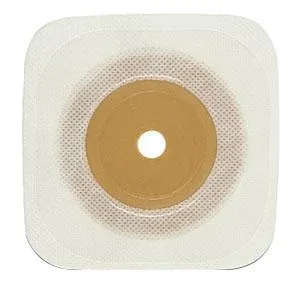 Esteem synergy® Stomahesive® Skin Barrier, 4" x 4" (10cm x 10cm) White, Cut-to-Fit Stoma Opening up to 1-3/8" (35mm) - Box of 10