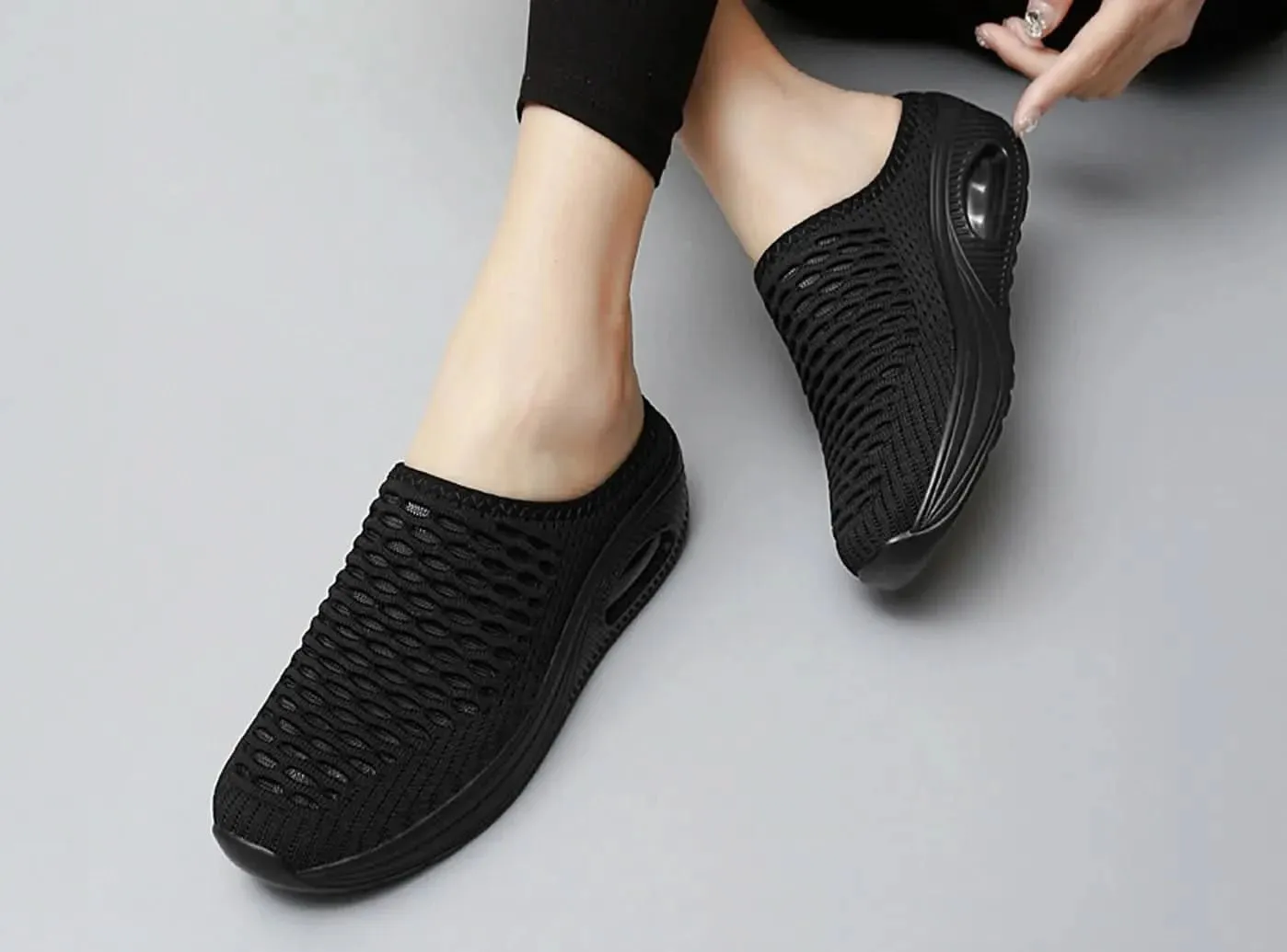 FitVille Women's Summer Knit Sandals V3