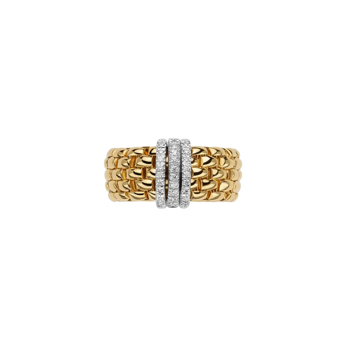 FOPE Panorama Flex'it Ring With Diamonds