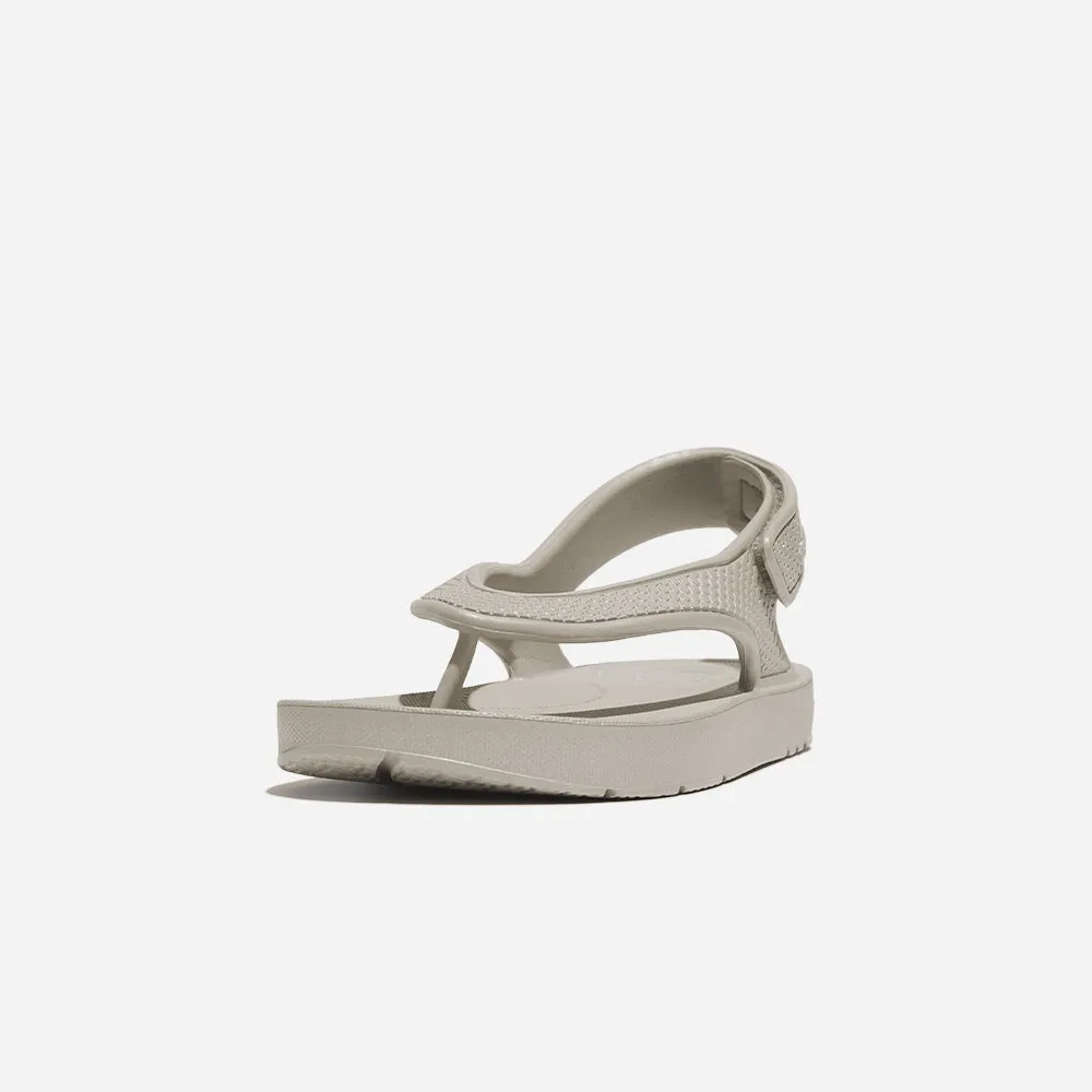 Giày Sandal Trẻ Em Fitflop Iqushion Toddler Shimmer Ergonomic - Xám