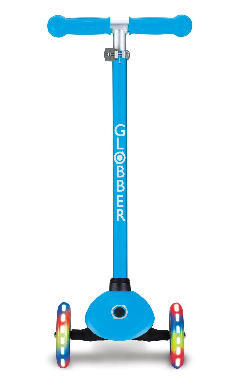 Globber Primo 3 Wheel Scooter With Lights & Ano T-bar Various Colours