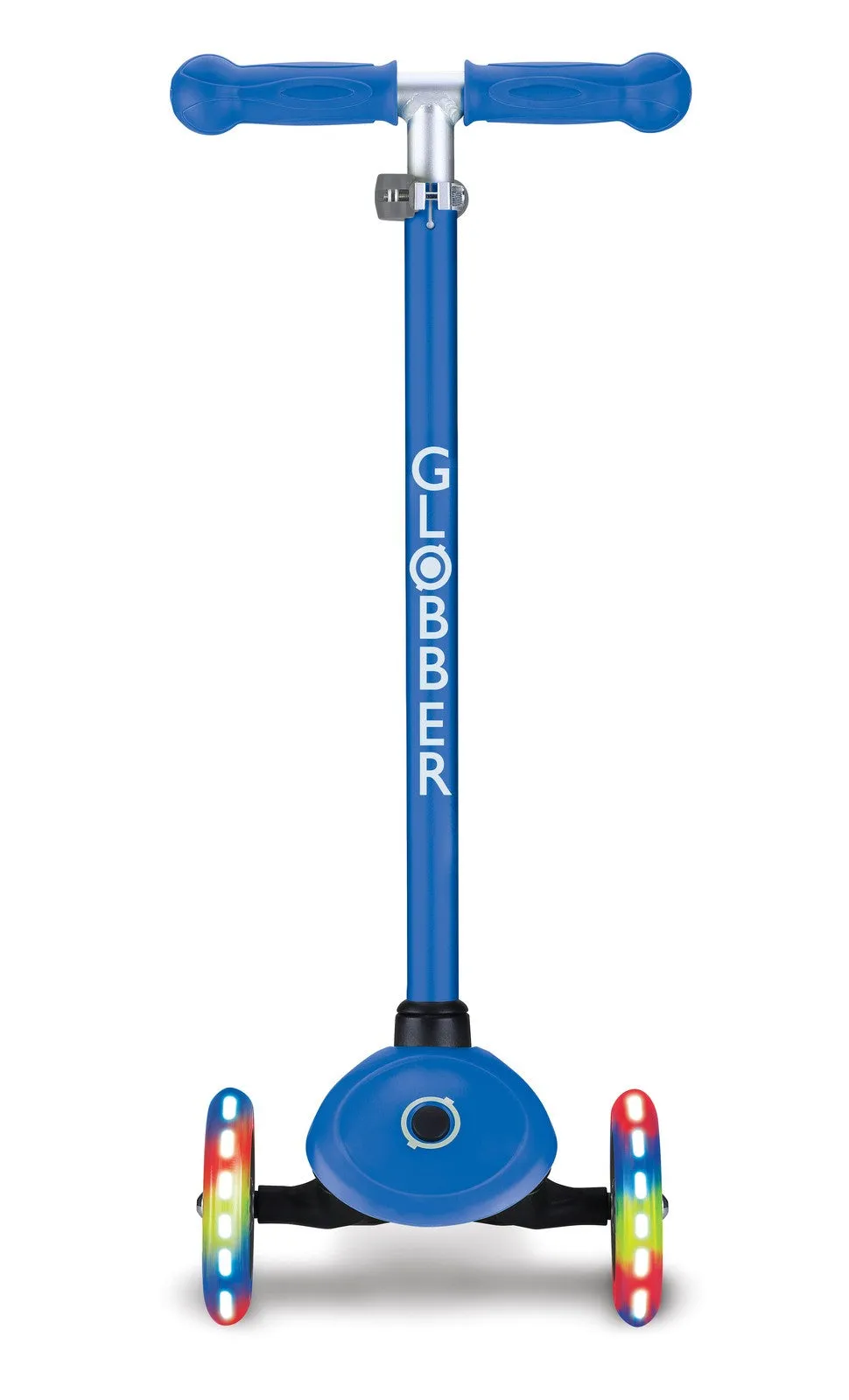 Globber Primo 3 Wheel Scooter With Lights & Ano T-bar Various Colours