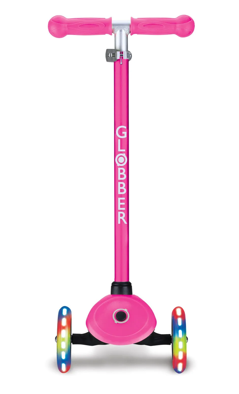 Globber Primo 3 Wheel Scooter With Lights & Ano T-bar Various Colours