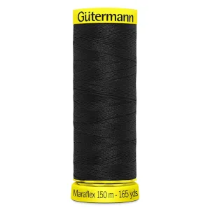 Gütermann Maraflex - Black 150m - Stretch Thread