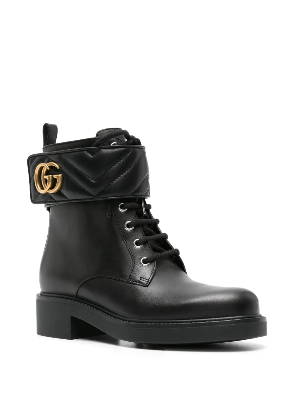 Gucci Double G-plaque ankle boots
