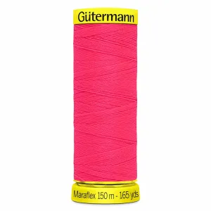 Gutermann 150m Maraflex Stretch Jersey Thread - 3837 Neon Pink