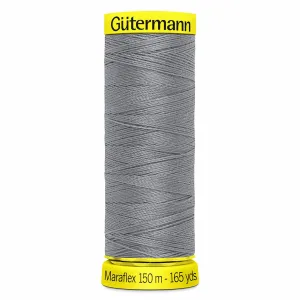 Gutermann 150m Maraflex Stretch Jersey Thread - 40 Silver Grey