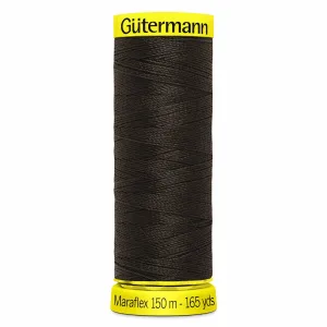 Gutermann 150m Maraflex Stretch Jersey Thread - 697 Dark Brown