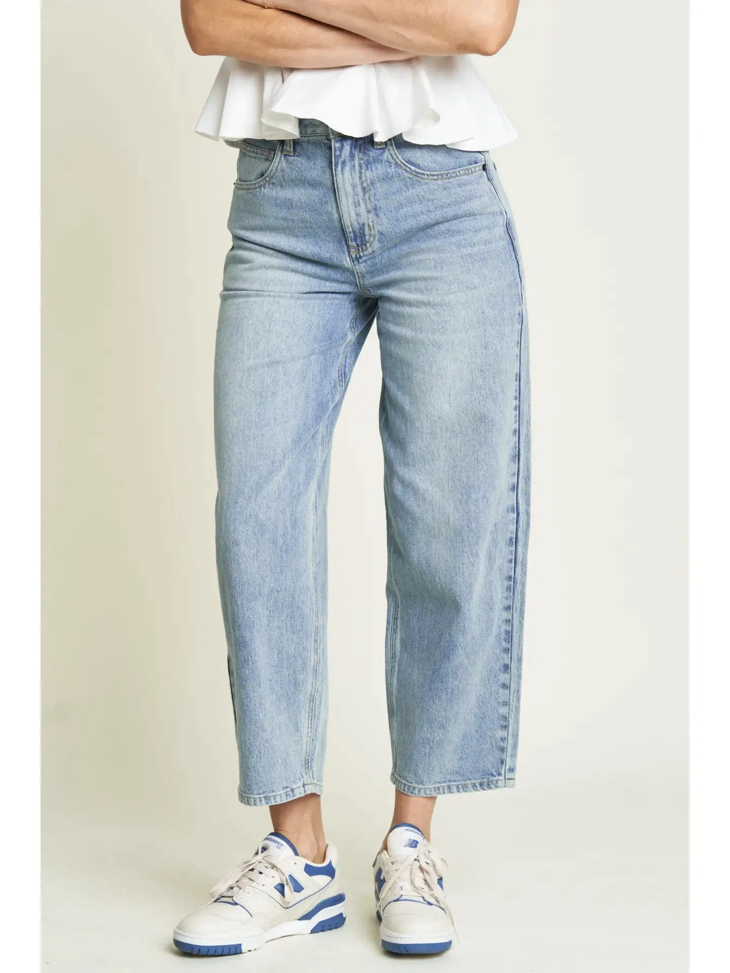Harlow Barrel Crop Jeans